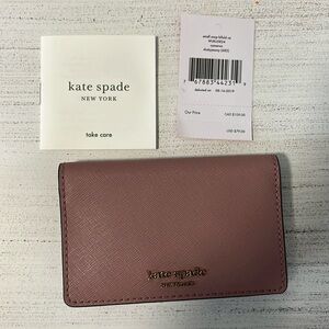 NWT Kate Spade snap bifold